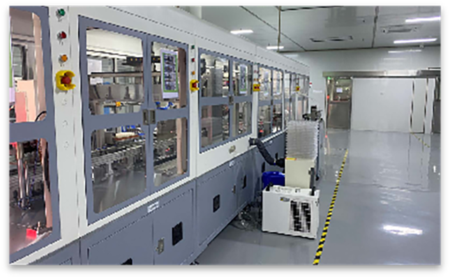 Pod liquid tank module automatic assembly