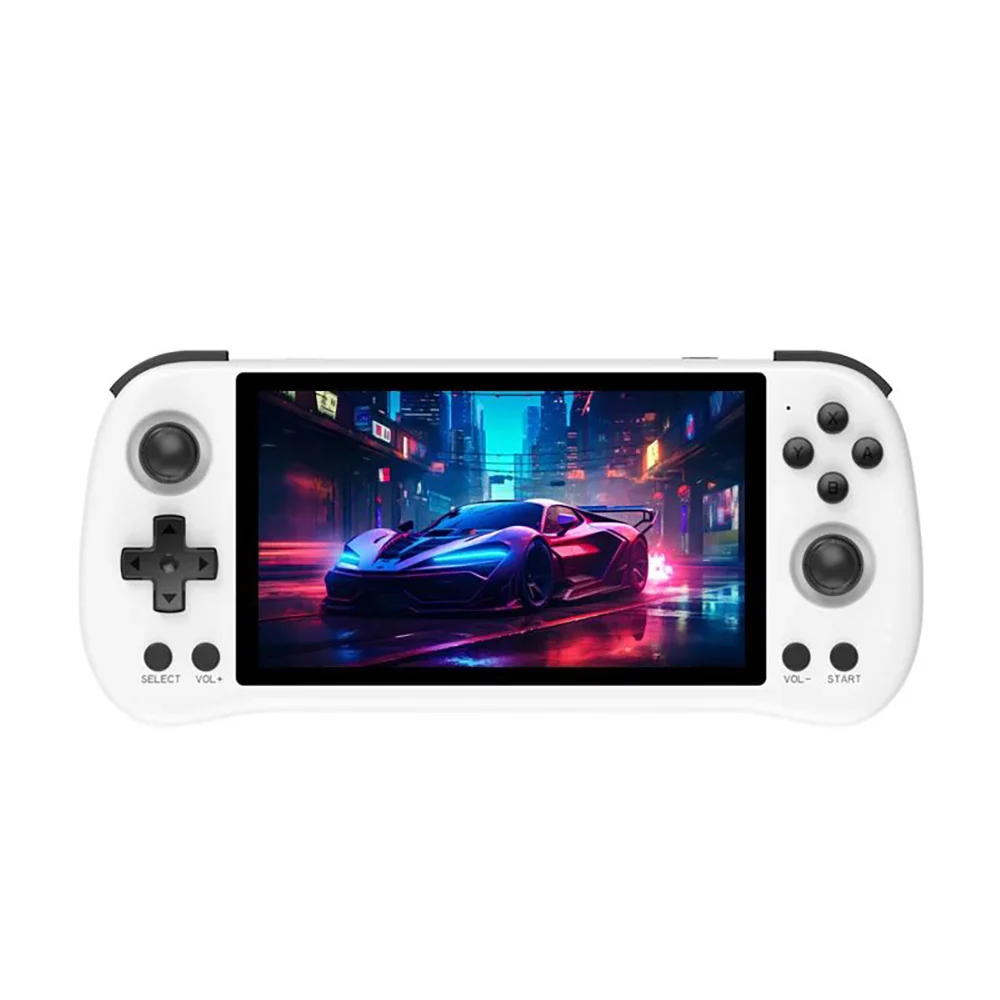 SK_White Powkiddy x55 Handheld Game Console