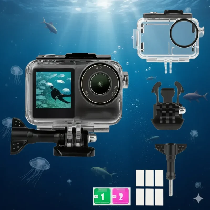 DJI Osmo Action 5 Pro Waterproof Underwater Housing Case