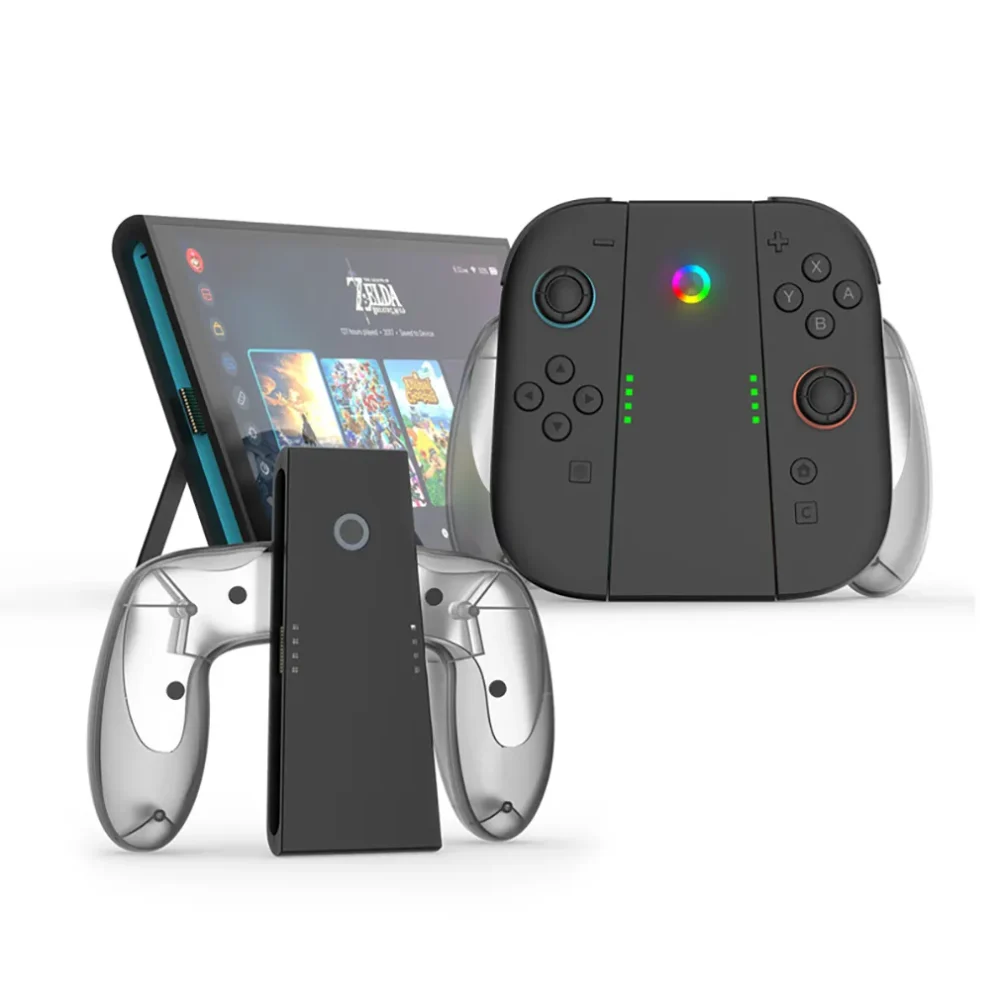 Switch2 Joycon charging grip for small game controllers 1